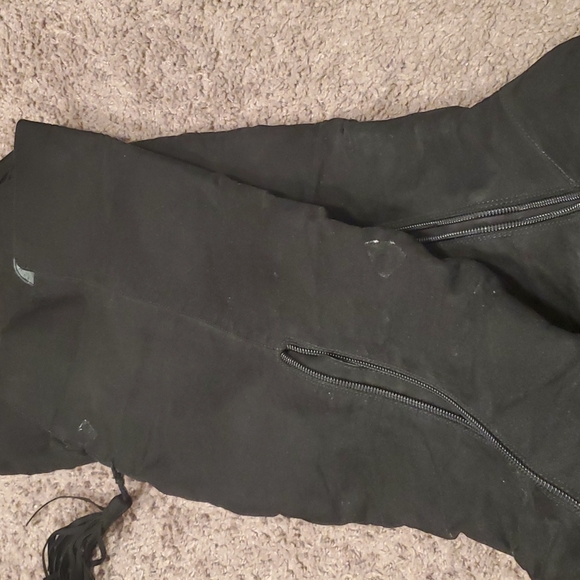 Black Over The Knee Boots - Picture 4 of 4